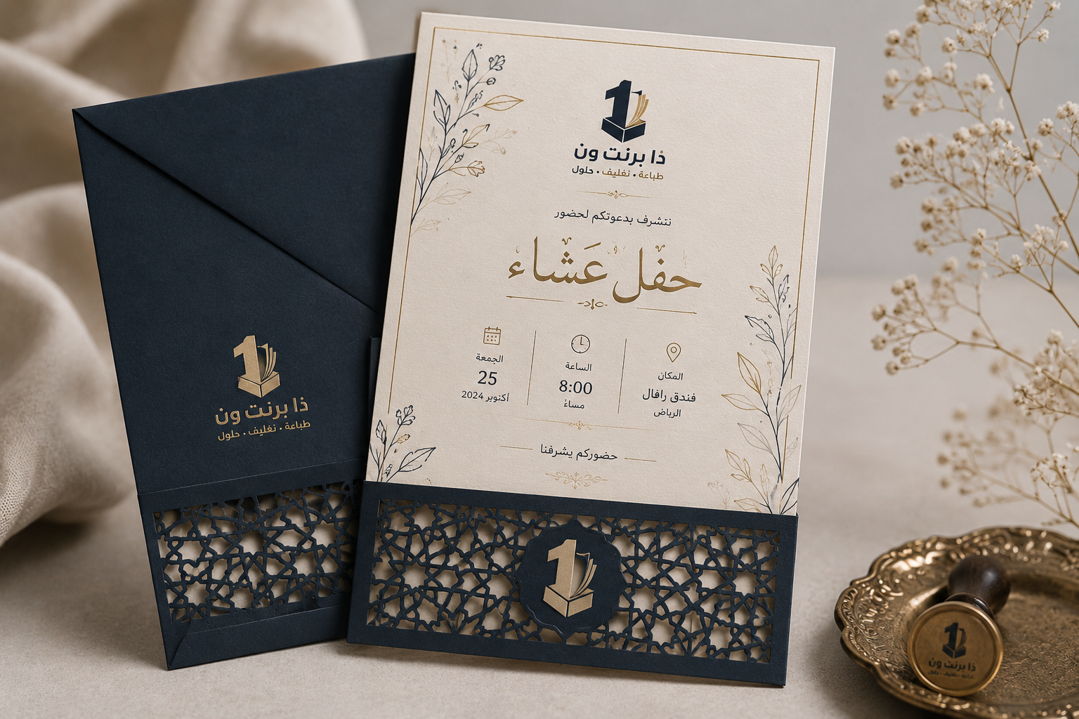 دعوات مطبوعة مخصصة من ذا برنت ون