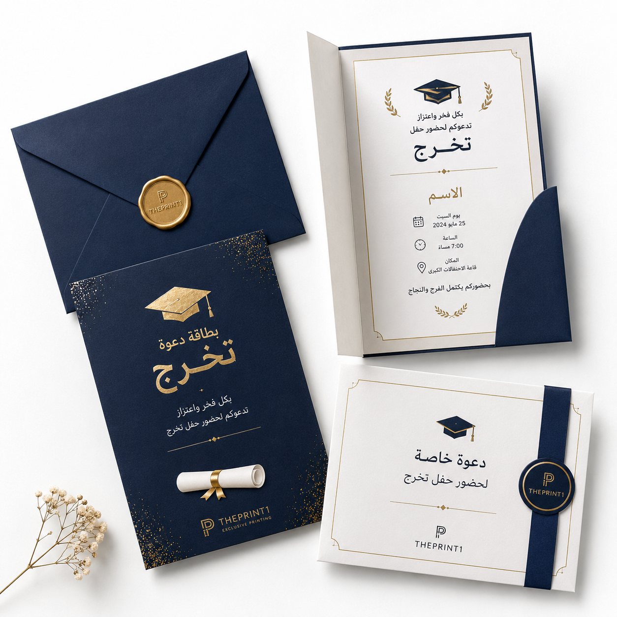بطاقات دعوة تخرج