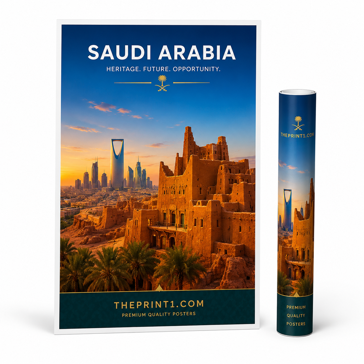 بوستر مناسبة مخصص بشعارك بطباعة theprint1