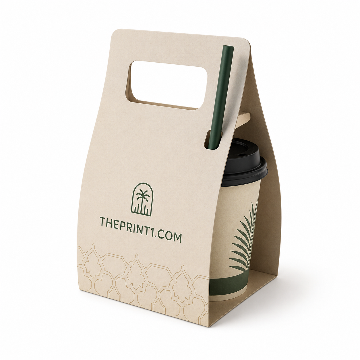 حامل أكواب مخصص بشعارك بمرجع مختلف لحامل الأكواب من theprint1