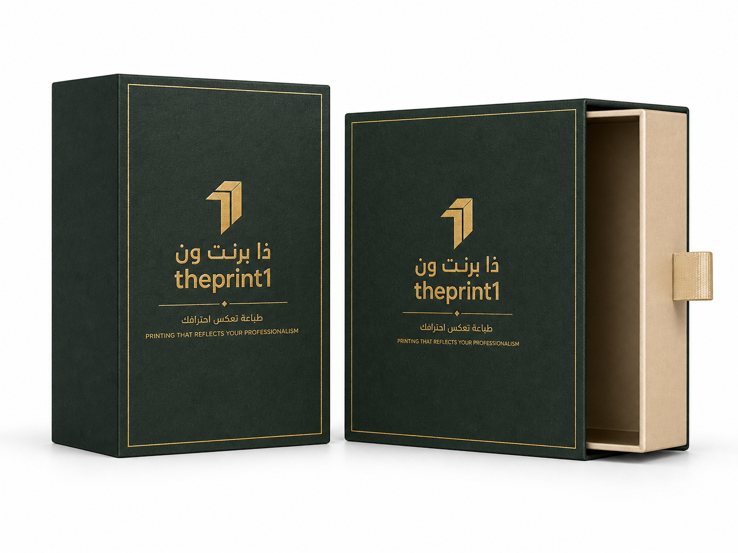 موكاب فاخر لبوكس مع حامل بشعار ذا برنت ون